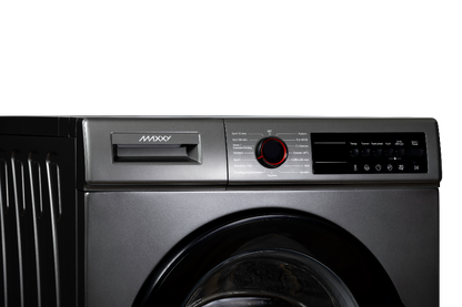 Wasmachine titanium grey controle paneel